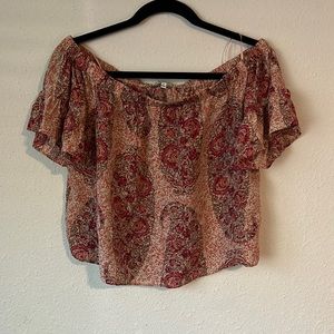 Madewell off the shoulder blouse